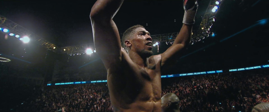 Nobody Ever Moved Forward Standing Still – Emma Lamp and Natasha Lawes collaborate on Anthony Joshua’s Lucozade commercial.